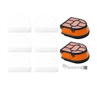 Carkio Paquete de 8 filtros WD161 compatibles con Shark HydroVac MessMaster AW261, WD160, WD161, WD260, WD261, WD265 con cable 3 en 1 al vacío, 6 filtros de espuma, 2 filtros exteriores