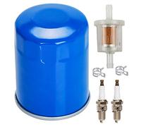 Carkio15400-PLM-A02 - Filtro de aceite con bujía y filtro de combustible para motor Honda GX630 GX660 GX690 GXV630 GXV660 GXV690