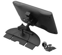 CARKOOL Soporte GPS con ranura para CD de coche para Garmin, base de soporte de bola de rotación de 17 mm compatible con Garmin Navi Series 3.5 a 7 pulgadas