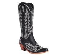 Carkuolary Mujeres Western Botas vaqueras with Embroidered Moda Retro Clásica Tall Boot Pull On para mujer Niñas Señoras Negro Numero 41