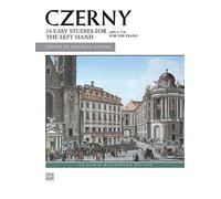 Carl czerny: twenty four easy studies for the left hand op.718 piano