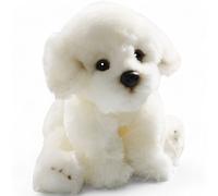 Carl Dick Bichon Perro sentado, animal de peluche