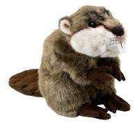 Carl Dick Castor marrón de pie, Aprox. 24 cm, Peluche, Peluche de Tela, Peluche de Abrigo 3794