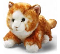 Carl Dick Gato acostado marrón, animal de peluche