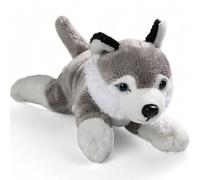 Carl Dick Husky Perro tumbado, animal de peluche