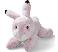 Carl Dick Liebre acostada rosa, animal de peluche