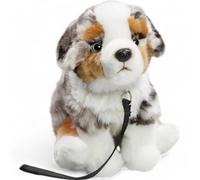 Carl Dick Pastor Australiano Perro con Correa, animal de peluche