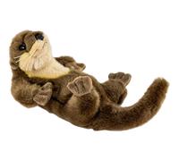 Carl Dick Peluche Nutria acostada Felpa, 22cm, 32cm con Cola 1821001