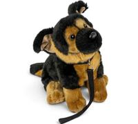 Carl Dick Peluche Perro Pastor Alemán con Correa de Perro de Peluche, 25cm 3498