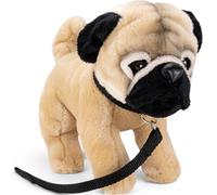 Carl Dick Peluche Perro Pug, Carlino con guiar Felpa, 23cm 3503