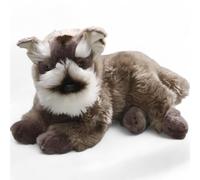 Carl Dick Schnauzer Terrier Perro tumbado, animal de peluche