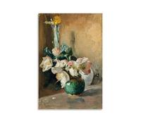 Carl Larsson Bodegón con flores para pared, póster artístico para pared, pintura en lienzo, obras de arte para dormitorio, sala de estar, decoración de 40 x 60 cm