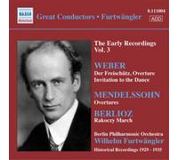 Carl Maria von Weber The Early Recordings - Volume 3 (CD) (Importación USA)
