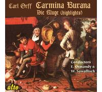 Carl Orff Carl Orff: Carmina Burana/Die Kluge (CD) Album (Importación USA)