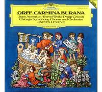Carl Orff James Levine & Chicago Symphony Chorus and Orchest Bernd Weikl June Anderson und Philip Creech - ORFF. CARMINA BURANA [Vinyl LP, Digital, Stereo, 415 136-1].