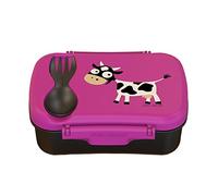 Carl Oscar Nice Box Kids - La caja para el almuerzo Bento Box, con su placa de hielo mantendrá el almuerzo fresco por más horas. 17 cm x 12.5 cm x 6.3 cm; en color rosa.