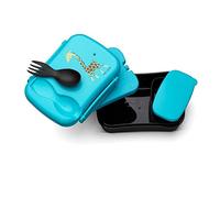 Carl Oscar Nice Box Kids - La fiambrera Bento Box, con su placa de hielo mantendrá el almuerzo fresco por más horas. 17 cm x 12.5 cm x 6.3 cm; en color turquesa.