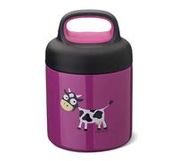 Carl Oscar Pequeña Lata termoaislante para Sopa, Ensalada de Frutas, Fideos, etc. para niños de Acero Inoxidable de Doble Pared en Rosa, Ø 8,7 x 13,5 cm, 0,3 l.