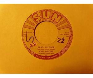 CARL PERKINS - CARL PERKINS lend me your comb/ glad all over SUN 287 (45 single vinyl record)