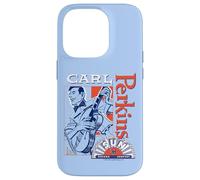Carl Perkins Dance Album Retrato Retro Arte Lineal Carcasa para iPhone 14 Pro