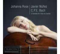 Johanna Rose - 3 Sonatas For Viola Da Gamba