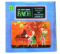 Carl Philipp Emanuel Bach - Carl Philipp Emanuel Bach , Jean-Pierre Rampal , Robert Veyron-Lacroix - Six Sonatas For Flute And Harpsichord - Nonesuch Records - H-1034