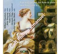 Carl Philipp Emanuel Bach – Sonatas de trío para flauta y violín – CD – Globe