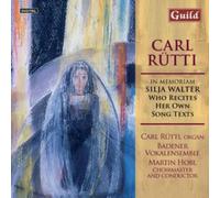 Carl Rütti Carl Rutti: In Memoriam Silja Walter... (CD) Album (Importación USA)