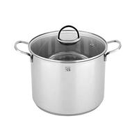 CARL SCHMIDT SOHN Schmidt Sohn 075163 Trier - Olla grande (acero inoxidable, 24 cm, volumen: 10,5 L), color plateado