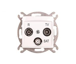 CARLA R-TV - Toma de antena SAT 10dB blanco 1761-10 elektro-plast nasielsk 5901752635296