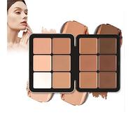 Carla Secret Concealer Palette, Carla Secret Cream Blush Palette, Carla Secret Palette, 12 Colors Carla Secret Makeup, Long-Wearing Full Coverage Makeup for All Skin Types (01#)