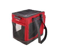 CARLETT - Bolsa para Mascotas Cube P | Compatible con Carro de Compra Cube S | Bolsa Transportín Extraíble + Base Lavable | Cesta para Mascotas 50x31x36cm | Accesos Frontal y Superior | Ruby