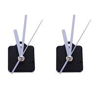 Carlgelrag 2X Reloj de Pared de Cuarzo Movimiento DIY Piezas del Reloj del Mecanismo Clásico Reloj de Cuarzo Colgante Reloj de Pared Movimiento