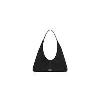Carlheim Eliana Suede Hobo Bag (Black)