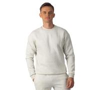 Carlheim Men's Sweatshirt Hudson Lounge, Marl White, Medium