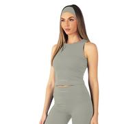 Carlheim Serenita Active Collection Tank Top Camiseta sin Mangas, Gris, XS Mujeres