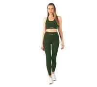 Carlheim Women's Serenita Active Collection Leggings, Khaki Green, Large