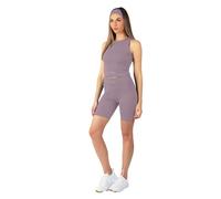 Carlheim Women's Serenita Active Collection - Pantalones Cortos de 8 Pulgadas, Rosa pálido, Talla S