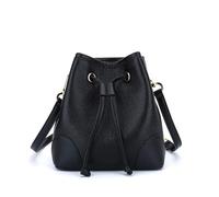 Carlheim Women's Shoulderbags Classis Genuine Leather, Black