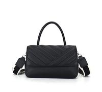 Carlheim Women's Shoulderbags Classis Genuine Leather, Black