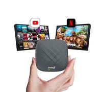 CarlinKit 2026 Wireless CarPlay & Android Auto Android 13.0 AiBox Adaptador, para Coches con CarPlay con Cable, Sistema Integrado de 4+64GB con GPS y procesador Octa-Core.