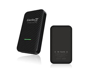 Carlinkit 3.0 inalámbrico CarPlay Adapter, Solo Compatible con vehículoscon CarPlay por Cable, Plug and Play, Concierto CarPlay con Cable a inalámbrico, Actualización Online, Solo para iPhone