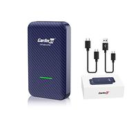 Carlinkit 4.0 Adaptador inalámbrico Apple CarPlay y Android Auto 2 en 1, para CarPlay con Cable Año del Modelo: 2016-2025, Plug & Play, Compatible con actualización en línea