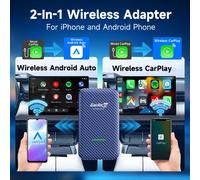 Adaptador Inalámbrico CP2A para Carplay / Android Auto (Azul) - CARLINKIT