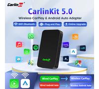 CarlinKit 5,0 2air adaptador CarPlay inalámbrico Android Auto caja inteligente inalámbrica 2 en 1 para Volvo Benz Audi Kia Hyundai VW Mazda Mini Ultra Official Warranty