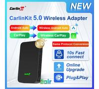 CarlinKit 5,0 2air y Mini 5 Pro inalámbrico Android Auto y adaptador inalámbrico CarPlay 2,4 Ghz y 5,8 Ghz WiFi conexión automática actualización OTA CarlinKit Mini 5 Pro CarlinKit Genuine