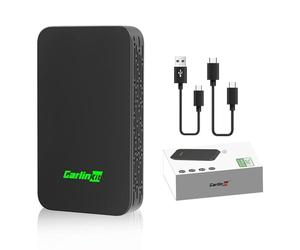 Carlinkit 5.0 CarPlay inalambrico y Android Auto inalambrico,2026 Upgrade CarPlay Android Auto Wireless Adaptador,For para Coches equipados con CarPlay y Androidauto(año de fabricación: 2016 a 2026)