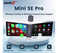 CarlinKit 5.0 Mini Ultra y Mini SE Pro, Adaptador USB Inalámbrico 2 en 1 para Android Auto y CarPlay, WiFi, Bluetooth, Conexión Automática Mini Ultra 3 Brands Genuine