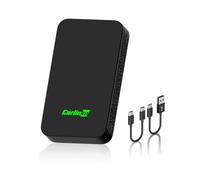 Carlinkit 5.0 Wireless CarPlay & Android Auto Adapter for Factory Wired Car | Convertir con cable a inalámbrico, conexión automática de 10s, actualización OTA, Dual WiFi, para iOS 10+/Android 11+