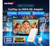 CarlinKit-adaptador de TV Mate para coche, Mini caja de TV inalámbrica Carplay para consola de juegos OEM CarPlay Fire TV Stick, decodificador, vídeo de Youtube Car TV Mate Car have OEM Carplay